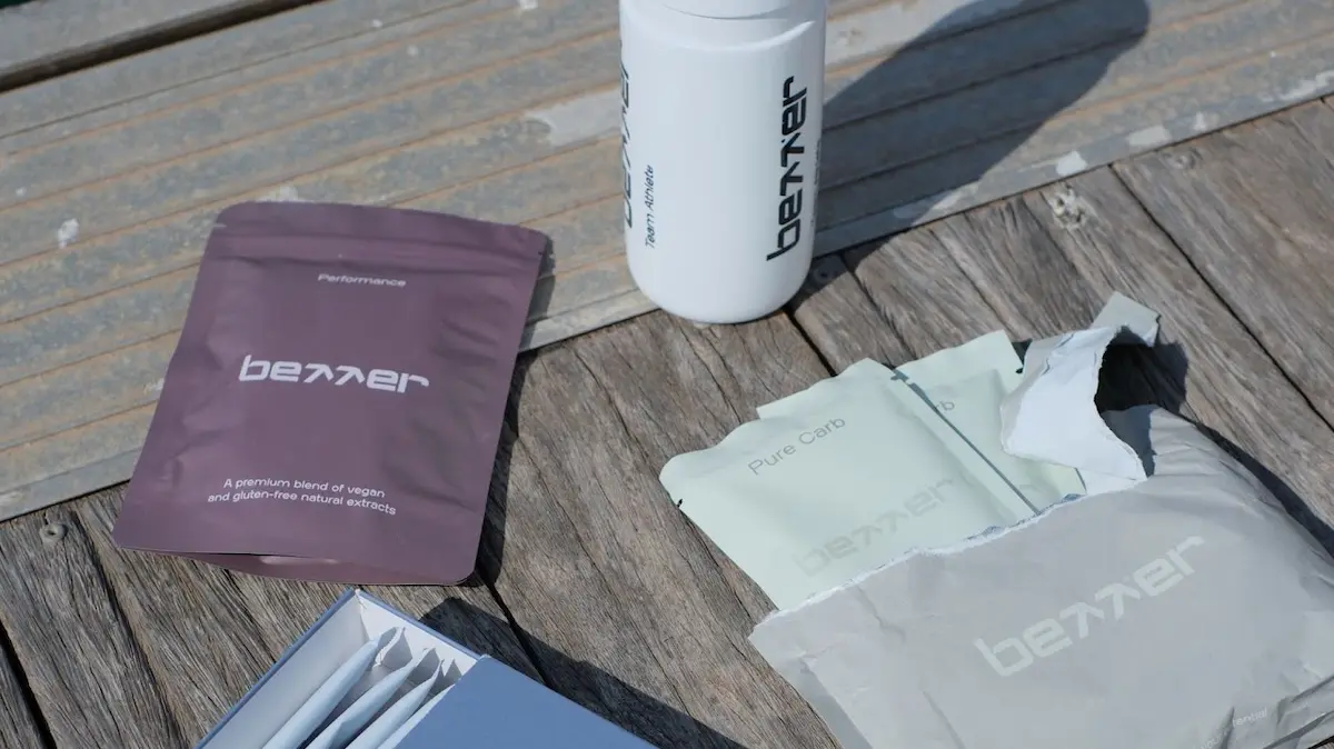 Sportwissenschaftliche Ernährungsberatung für Triathleten mit Produkten von Better Performance.